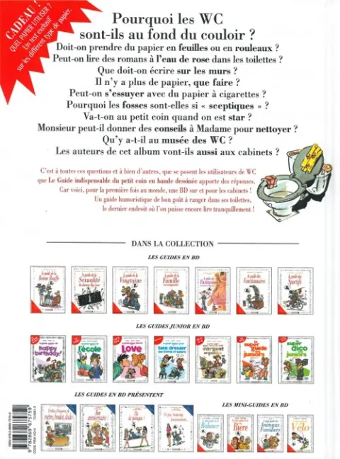Verso de l'album Le Guide Tome 4 Le guide indispensable du petit coin