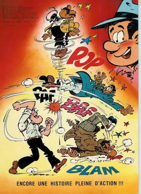 Verso de l'album Sammy Tome 3 El Presidente