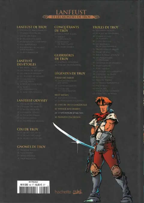 Verso de l'album Lanfeust et les mondes de Troy Tome 44 L'Expédition d'Alunÿs