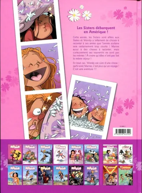 Verso de l'album Les Sisters Tome 12 Attention tornade
