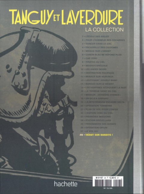 Verso de l'album Tanguy et Laverdure - La Collection Tome 28 Taïaut sur bandits !