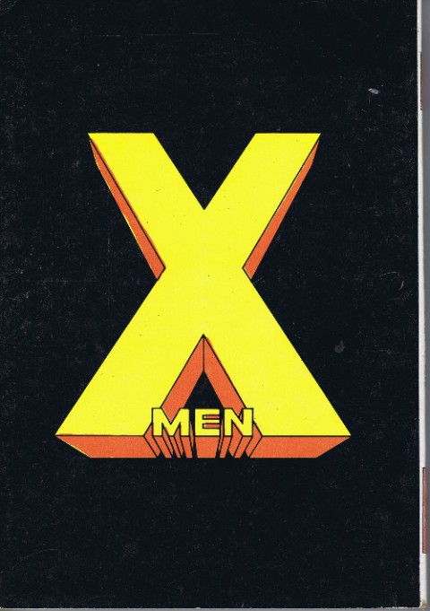 Verso de l'album Super X-Men N° 8