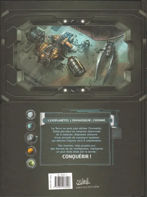 Verso de l'album Conquêtes Tome 3 Decornum