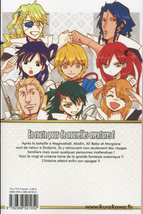 Verso de l'album Magi - The labyrinth of magic 21