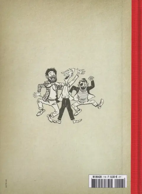Verso de l'album Les Pieds Nickelés - La collection Tome 119 Les Pieds Nickelés à la une
