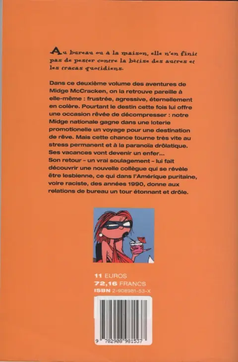 Verso de l'album Bitchy Bitch Tome 2 Bitchy Bitch en vacances