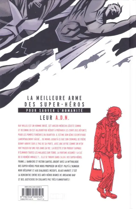 Verso de l'album Black Market