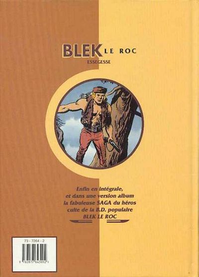 Verso de l'album Blek le roc 7