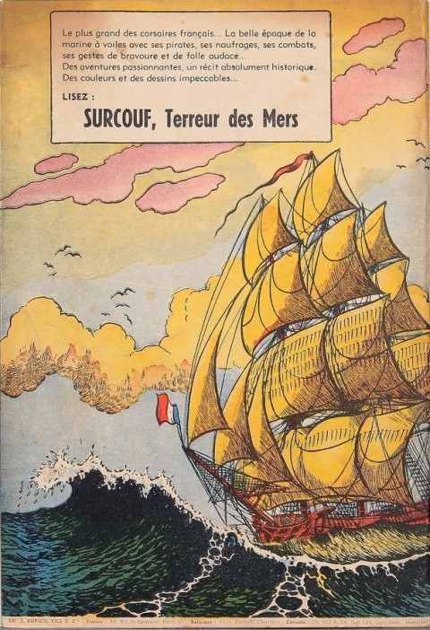 Verso de l'album Les Histoires vraies de l'Oncle Paul Tome 11 Écumeurs des mers