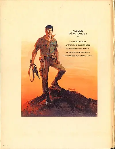 Verso de l'album Bob Morane Tome 12 Les fils du dragon