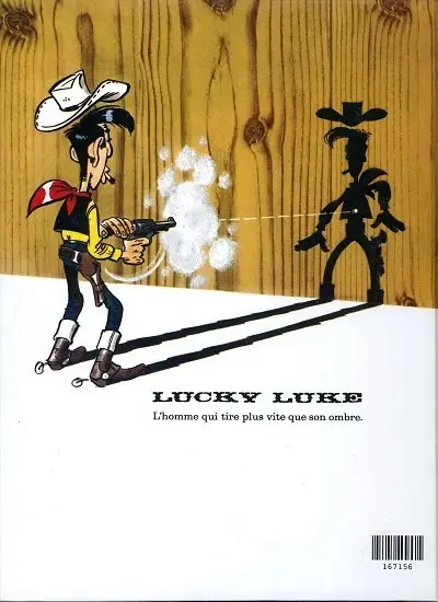 Verso de l'album Lucky Luke Tome 35 Jesse James