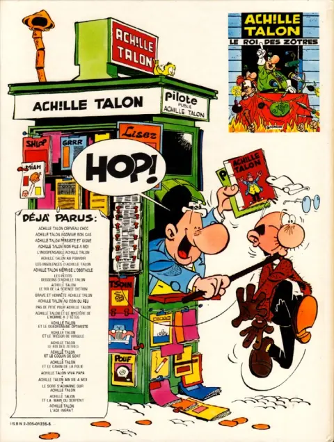 Verso de l'album Achille Talon Tome 21 Ma vie à moi