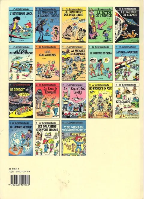 Verso de l'album Le Scrameustache Tome 11 Le renégat