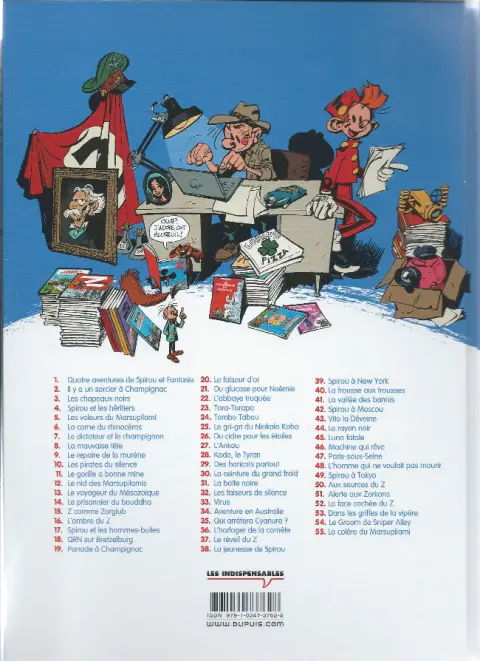 Verso de l'album Spirou et Fantasio Tome 42 Spirou et Fantasio à Moscou