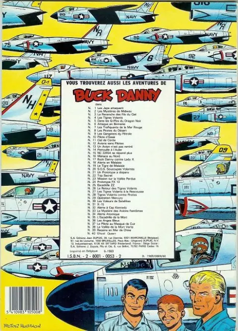 Verso de l'album Buck Danny Tome 16 Menace au nord