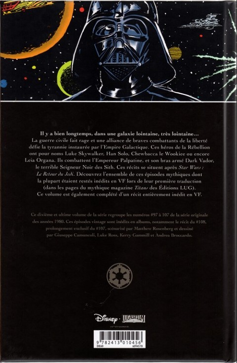Verso de l'album Star Wars - Classic Tome 10