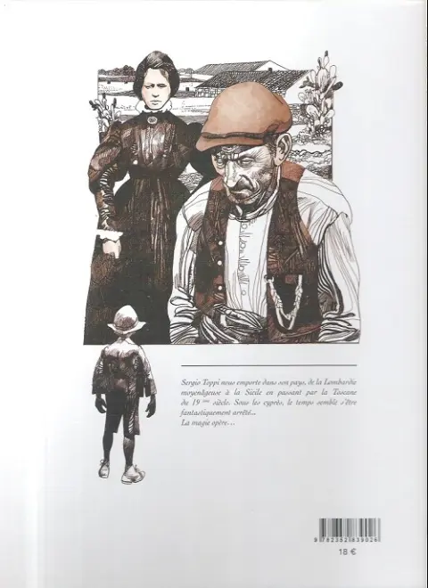 Verso de l'album Fable toscane & autres récits
