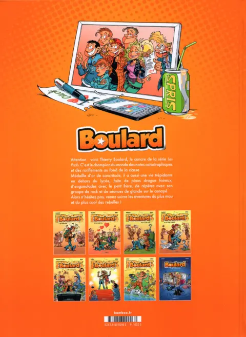 Verso de l'album Boulard Tome 5 En mode geek