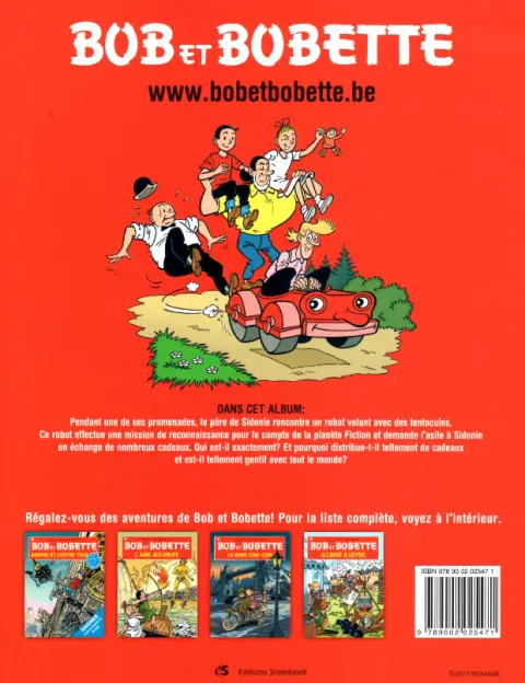 Verso de l'album Bob et Bobette Tome 93 Le père moustache