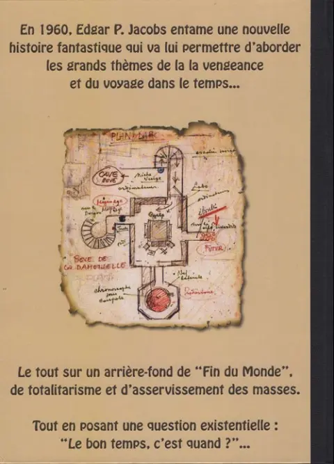 Verso de l'album Les pièges de Miloch