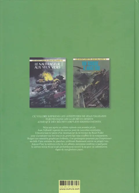 Verso de l'album Valhardi L'intégrale Tome 6 L'intégrale 1981-1984
