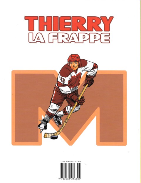 Verso de l'album Thierry la Frappe 1 Le retour des Marrons