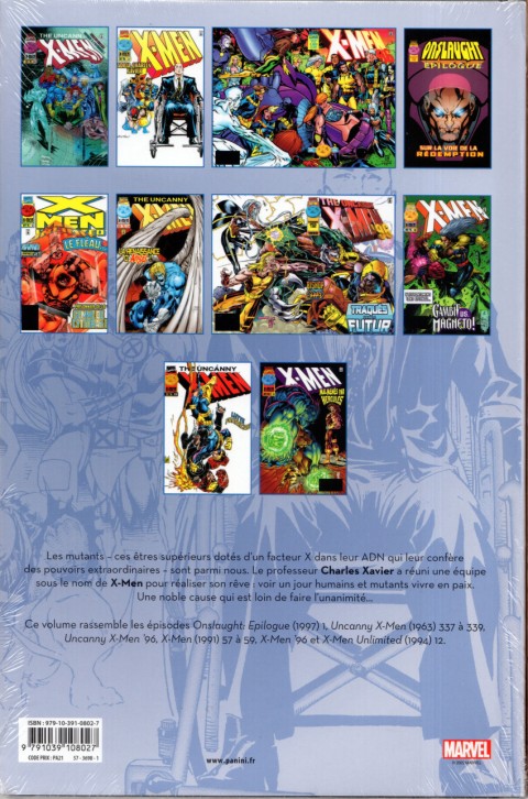 Verso de l'album X-Men L'intégrale Tome 47 1996-1997