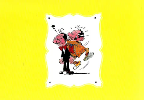Verso de l'album Spaghetti Spaghetti et son frère de pizza