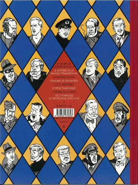 Verso de l'album Blake et Mortimer Tome 11 Les 3 formules du Professeur Satô - Tome I