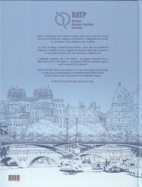 Verso de l'album Réseau Attrape Touristes Parisien