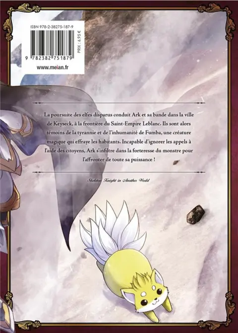 Verso de l'album Skeleton knight in another world Tome IV