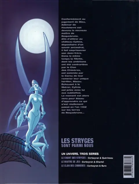 Verso de l'album Le Clan des Chimères Tome 5 Secret