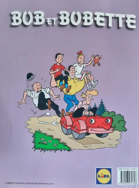 Verso de l'album Bob et Bobette Tome 2 4 aventures extraordinaires