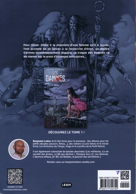 Verso de l'album Les damnés Tome 2 Les émissaires