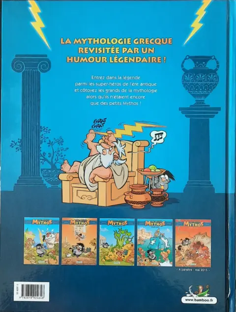 Verso de l'album Les Petits Mythos Tome 3 Les titans sont durs