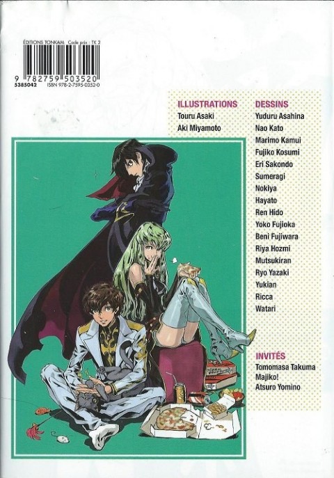 Verso de l'album Code Geass : Knight, Histoires Courtes pour Filles Vol. 05