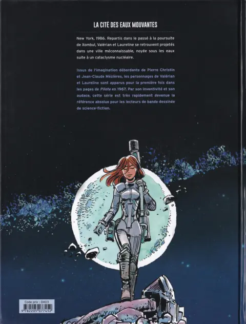 Verso de l'album Valérian Tome 1 La cité des eaux mouvantes