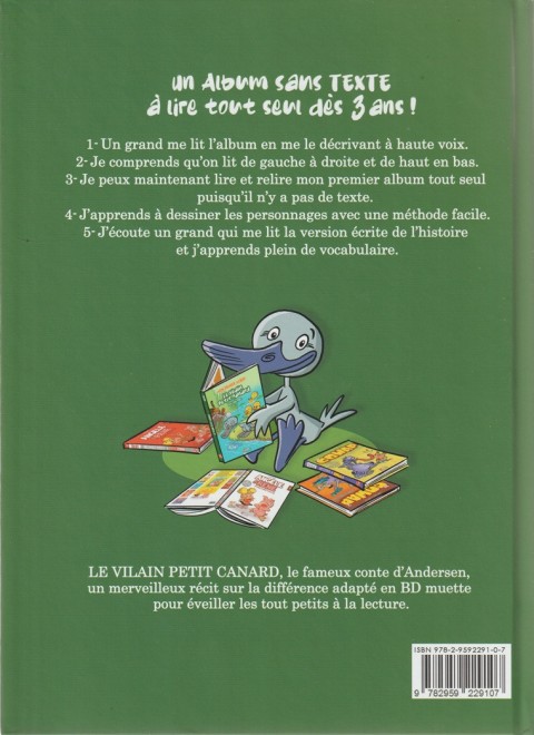 Verso de l'album Le Vilain petit canard