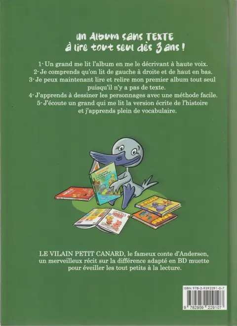 Verso de l'album Le Vilain petit canard