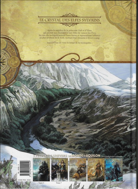 Verso de l'album Elfes Tome 7 Le Crystal des Elfes sylvains