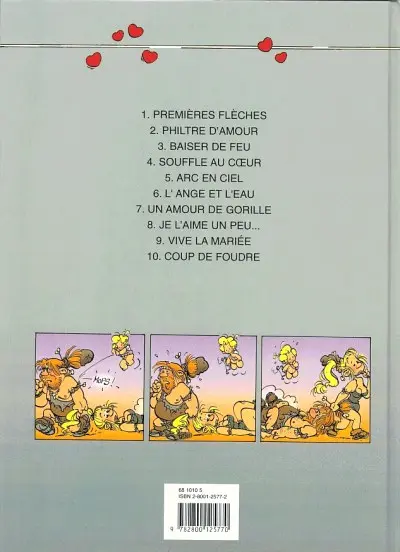 Verso de l'album Cupidon Tome 10 Coup de foudre