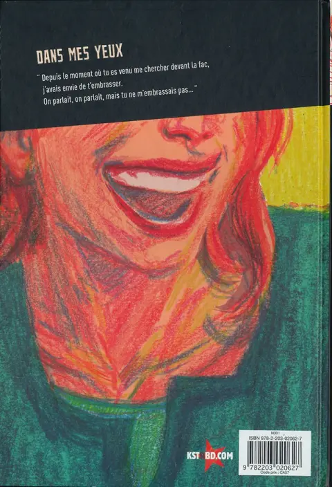 Verso de l'album Dans mes yeux