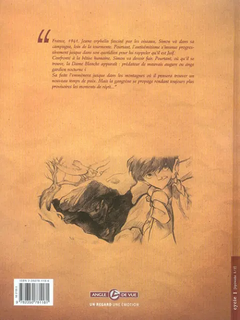 Verso de l'album L'Envolée sauvage Tome 1 La Dame Blanche