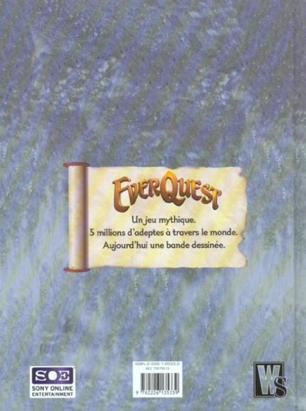 Verso de l'album EverQuest Les Ruines de Kunark