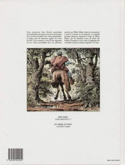 Verso de l'album Gato Montés Tome 2 La croix du Sud