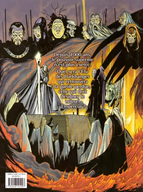 Verso de l'album Harkhanges Tome 1 Les Arcanes