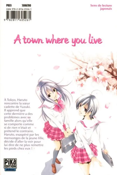 Verso de l'album A town where you live 4
