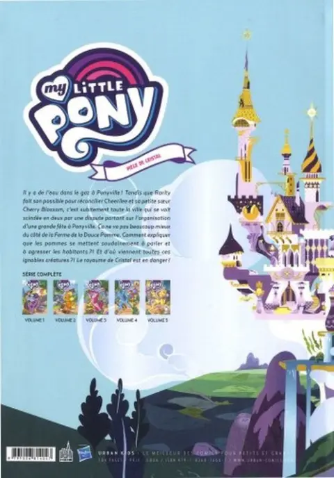 Verso de l'album My little Pony Volume 5 Piège de cristal