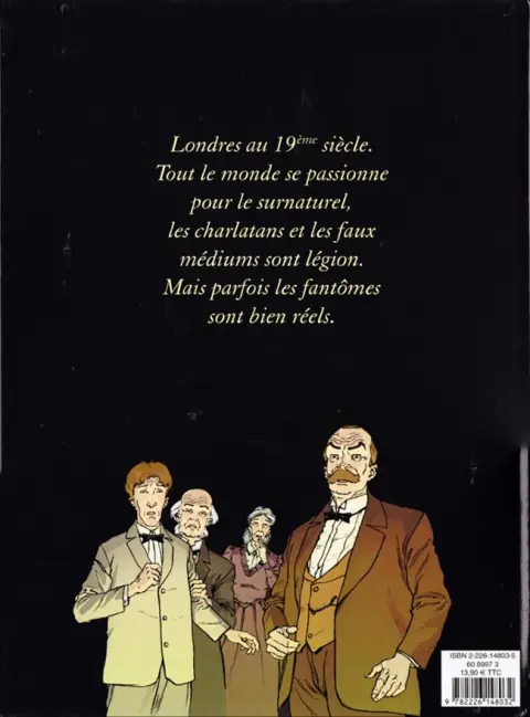 Verso de l'album Alister Kayne Chasseur de Fantômes Tome 1 De mémoire d'homme