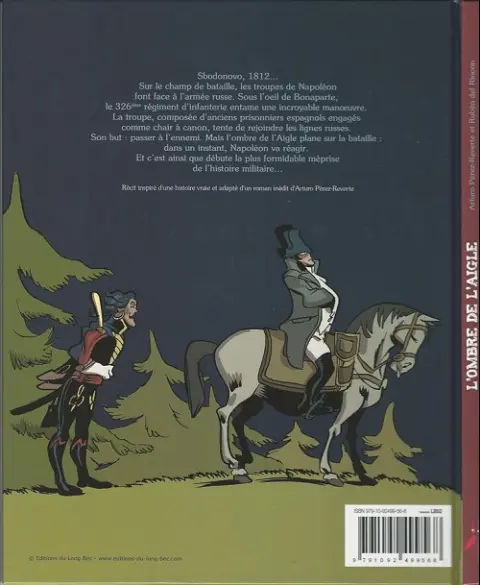Verso de l'album L'Ombre de l'aigle
